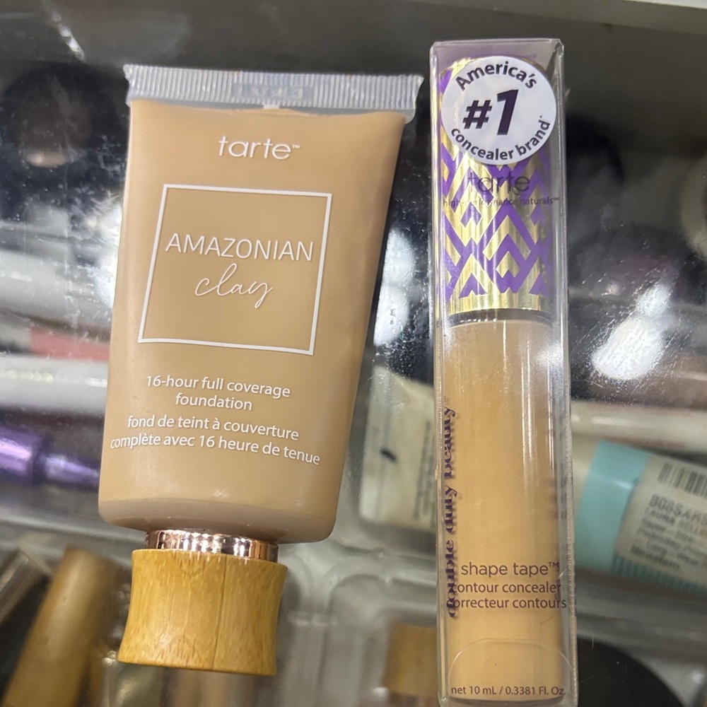 Tarte Amazonian Clay Foundation and Shape Tape Concealer Duo
